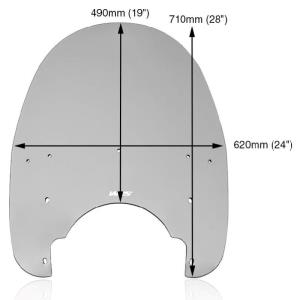 Cupula WRS touring HARLEY DAVIDSON heritage softail 88-06 Â· 4
